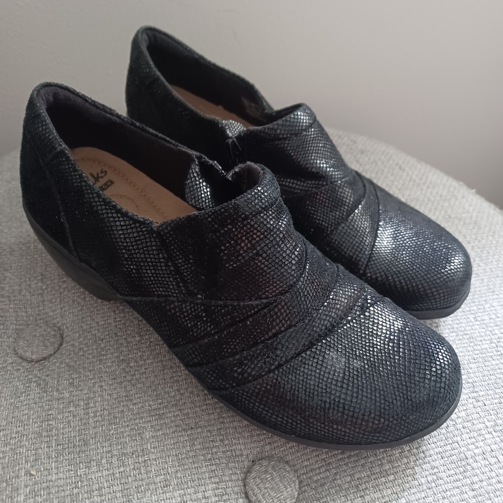 Clarks Soft Cushion Loafer Clogs Wmns Sz 6